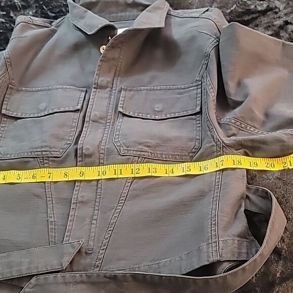 Frame Cotton Belted Blazer  - Picture 9 of 12